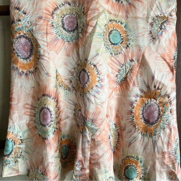 Harve Benard Silk Floral Maxi Skirt (4) - Picture 3 of 4